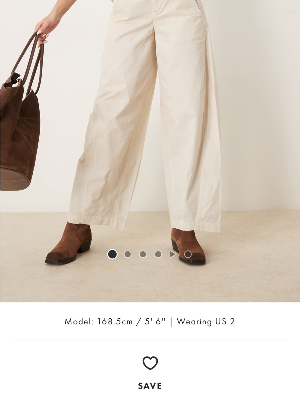Free People Rylee relaxed chino